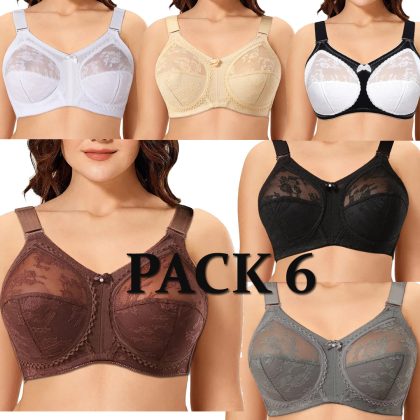 90 OFF PACK OF 6 Bra COVERAGE WIRELESS BRAS ALL SIZE AVAILABLE TYPE YOUR SIZE IN Remarks BOX