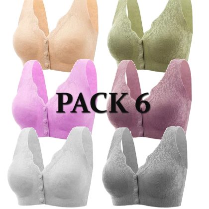 90 OFF PACK OF 6 Front button Buckle Sleep Nursing Padded Bras ALL SIZE AVAILABLE TYPE YOUR SIZE IN Remarks BOX